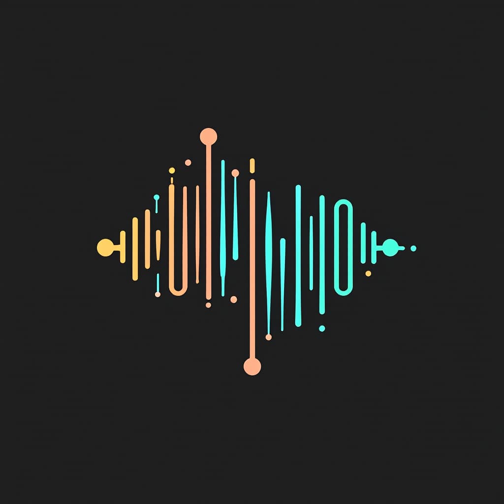 AI generated: logotipo de un pulso binario minimalista logo mas sensillo