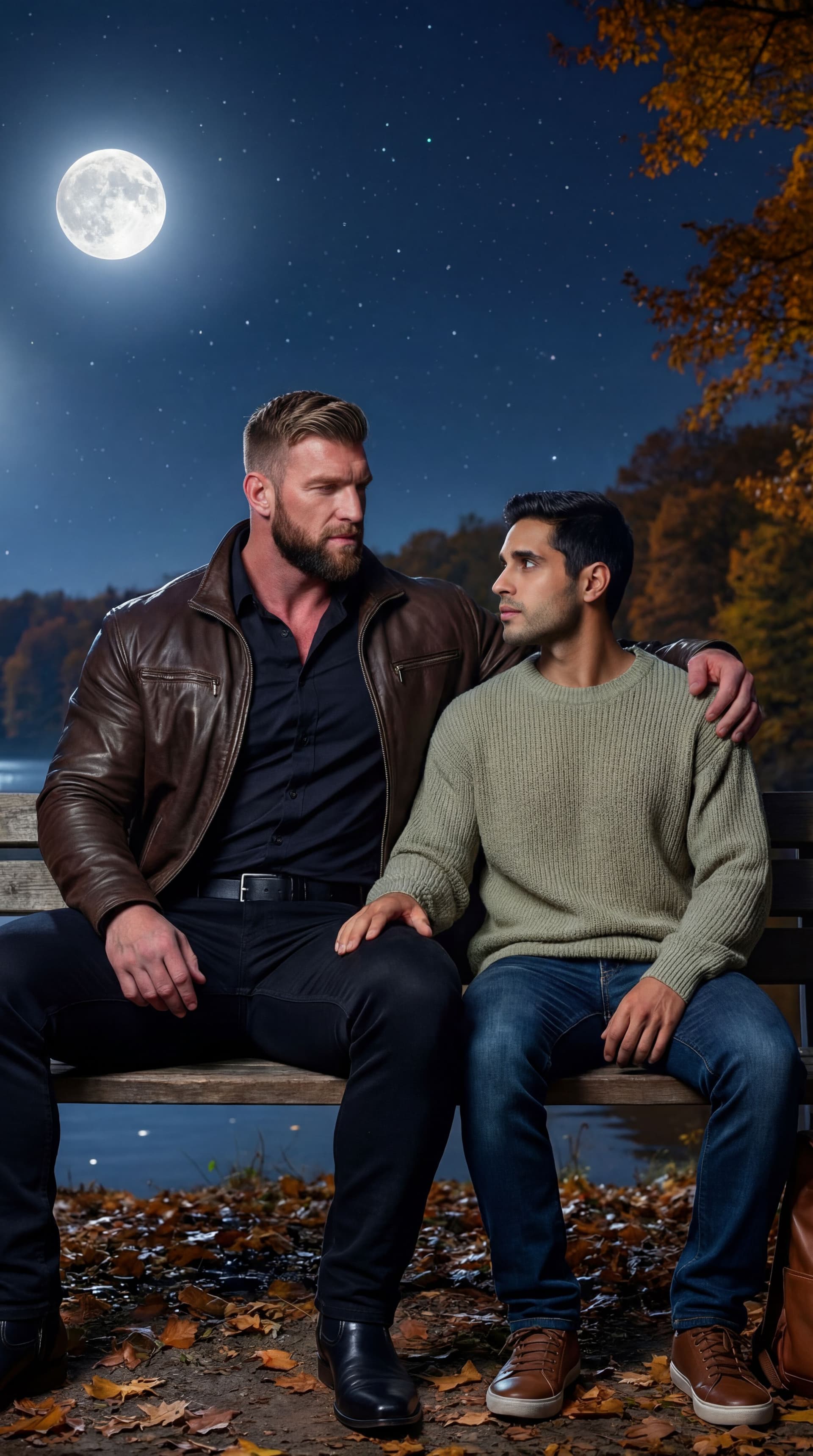 AI generated: Same image, just change the Hispanic guy's face. 