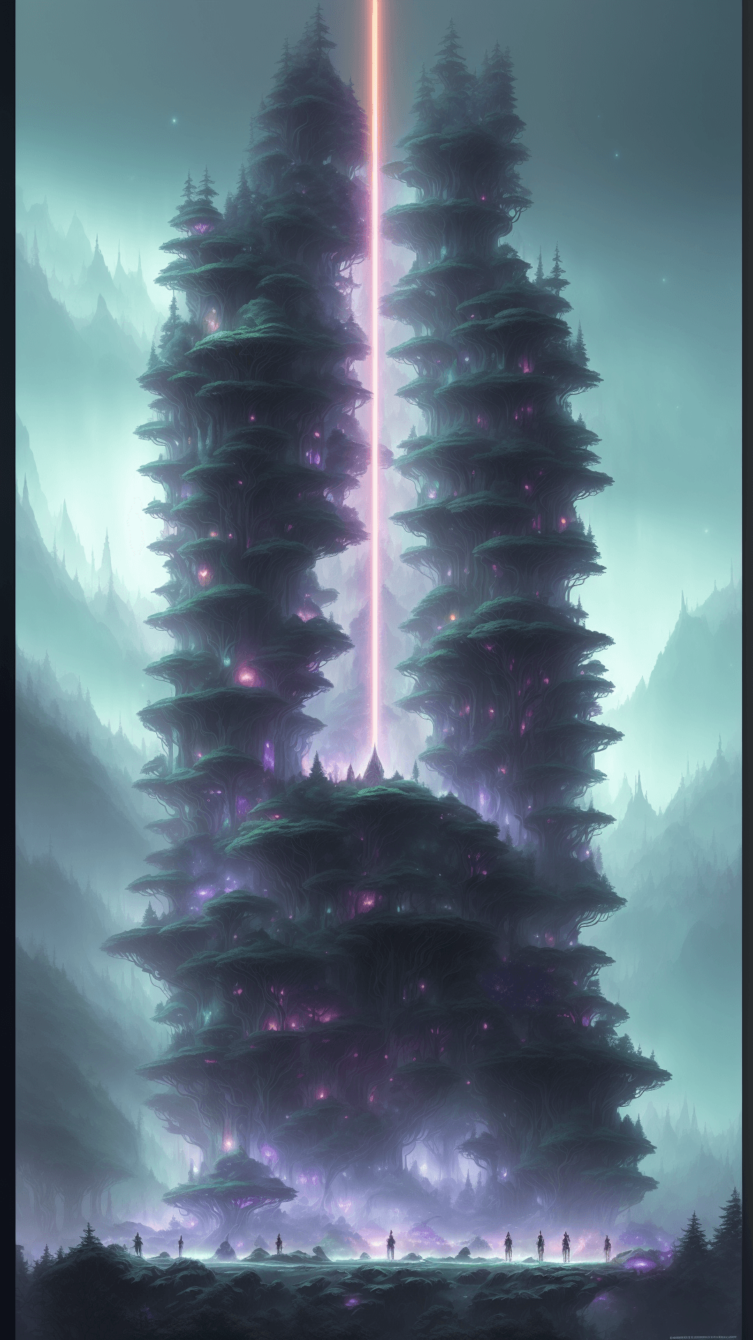 AI generated: studio ghibli style sci fi magic noire ethereal cultivating cinematic render spectral hyper detailed...