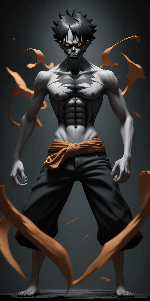 AI generated: 16k4d art rfktrstyle Monkey D Luffy, Cubist Angles, (Dynamic Pose)+, perfect form, perfect composure...