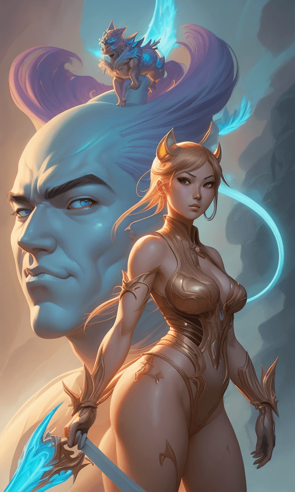 AI generated: by rossdraws
rossdraws digital painting
inspired by rossdraws
rossdraws global illumination
artgerm....