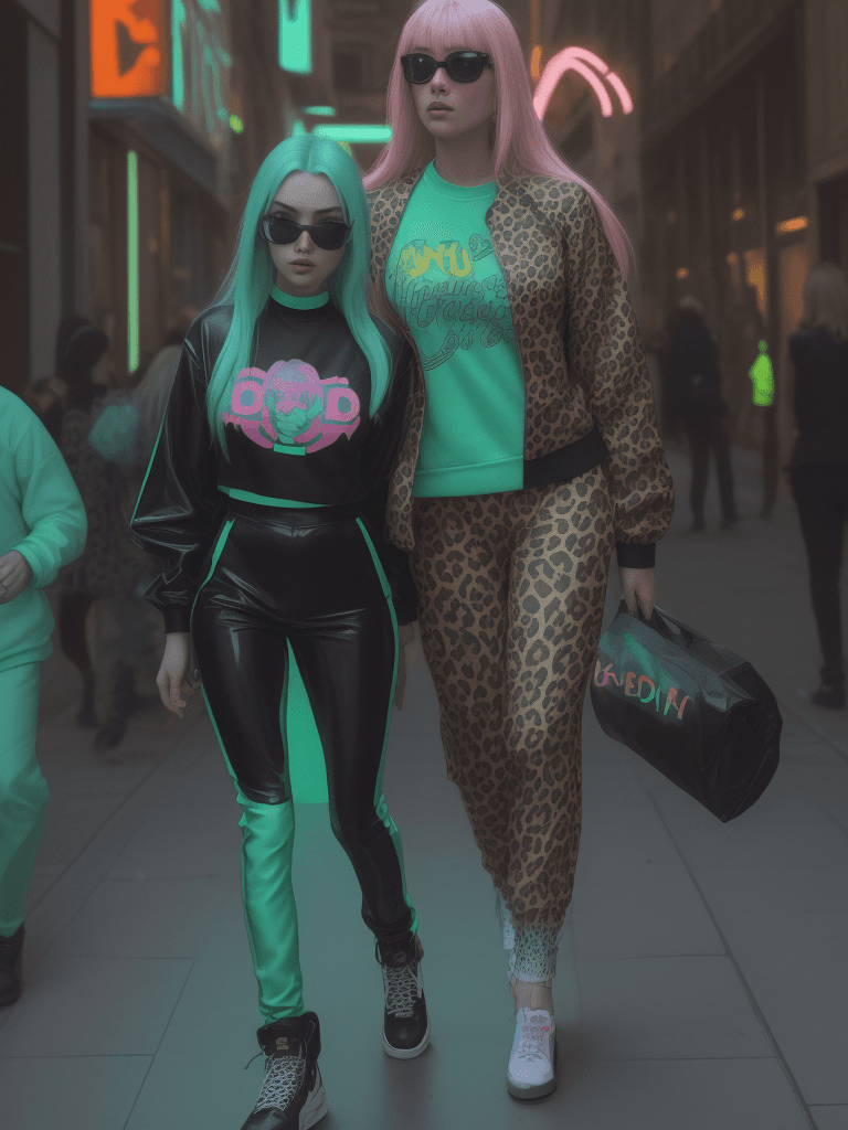 AI generated: "FULL BODY"of Blondie LONG HAIR Gorgeous Cute young Romanian Top model "WALKING" on barcelona CITY s...