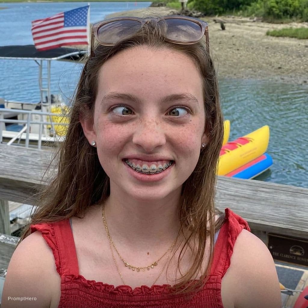AI generated: Image with cross eyes
