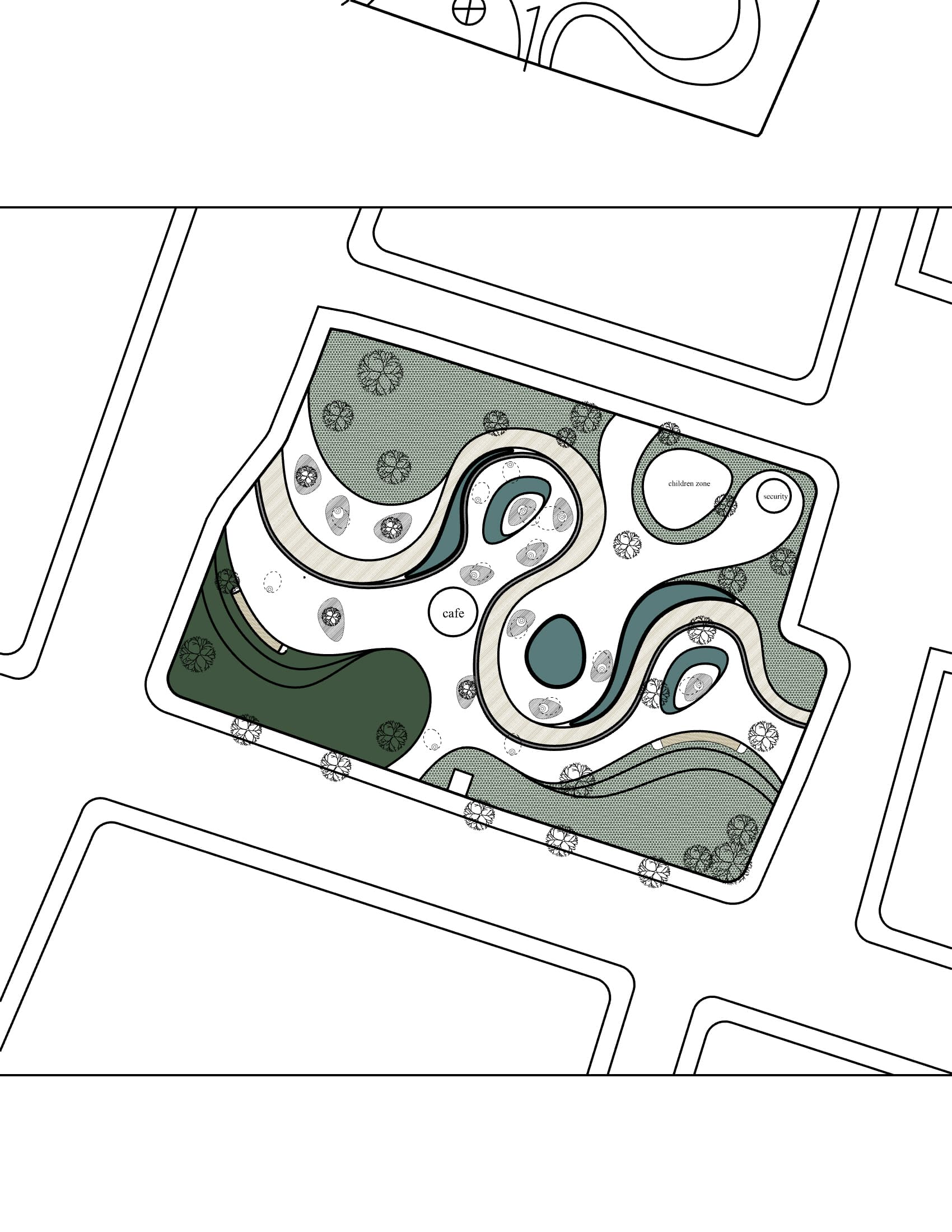 AI generated: make a landscape design for this project