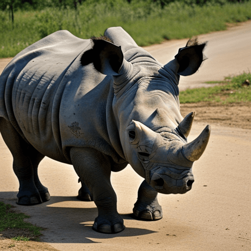 AI generated: rhinoceros