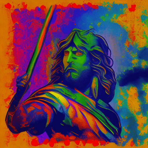 AI generated: neo fauvist aquiles --v 5.2 --ar 18:32 --s 750 --style raw --q 2
