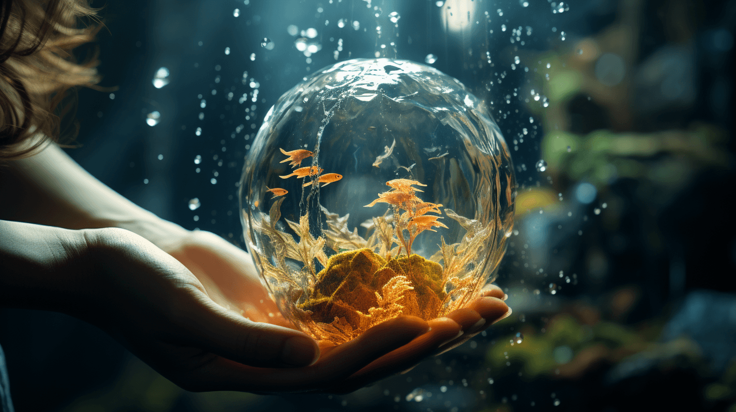 AI generated: Water as a source of life --v 5.2 --q 5 --s 250 --ar 16:9