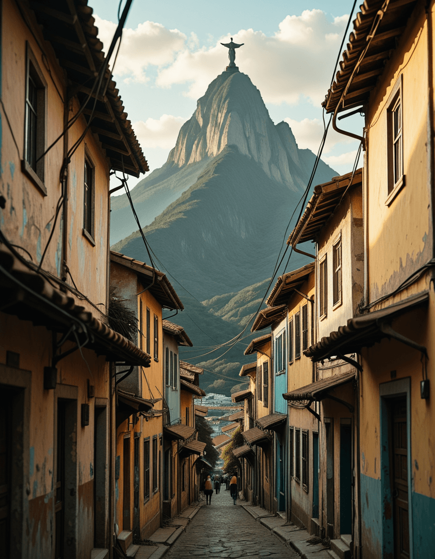 Rio de Janeiro favela illu