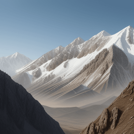 AI generated: mountains of dagestan