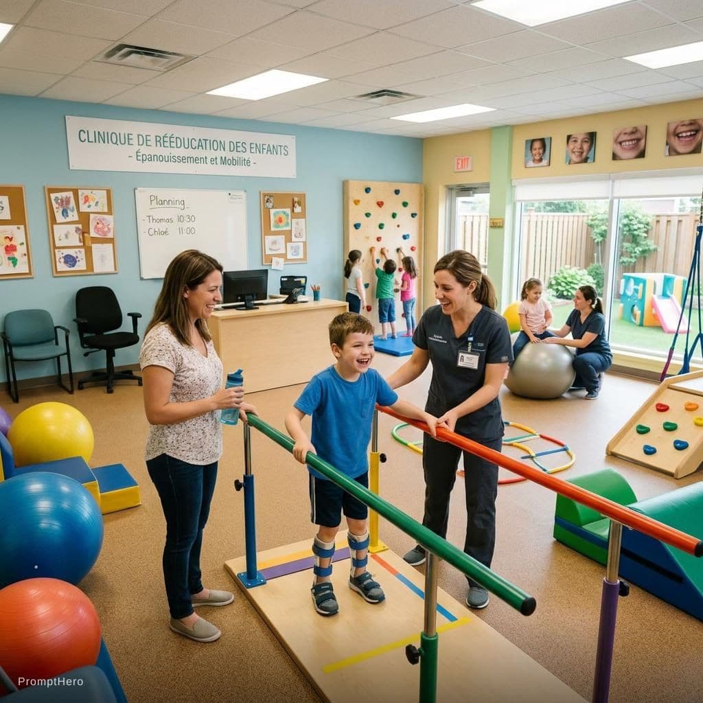 AI generated: clinic de reeducation des enfants 