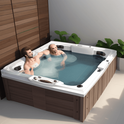 AI generated: spa artificial de hombres
