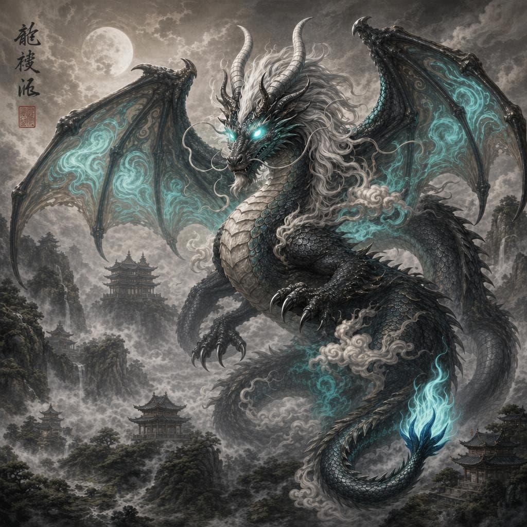 AI generated: Take out the turtle Dragon at the bottom 