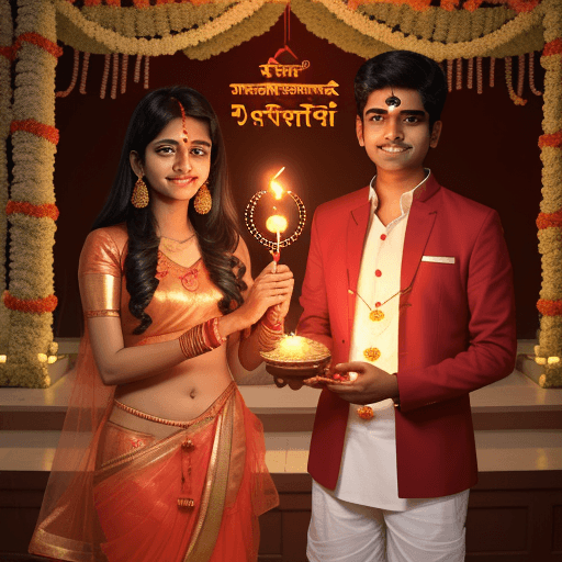 AI generated: Happy Deepawali

-Deepa & Piyush 