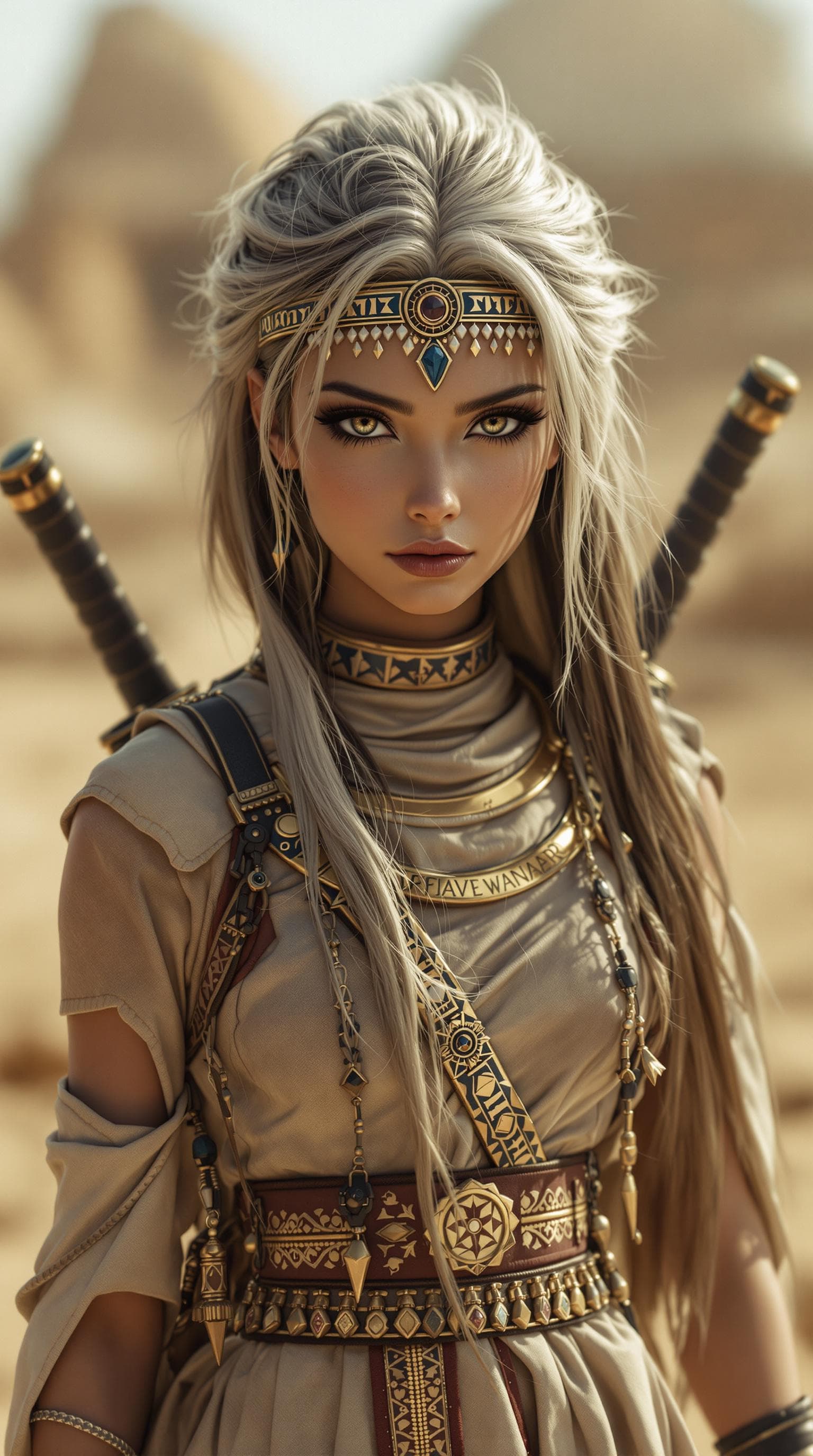 AI generated: a professional photo of a exceptionally of the most beautiful girl in the world, (age 18), Safiya (f...