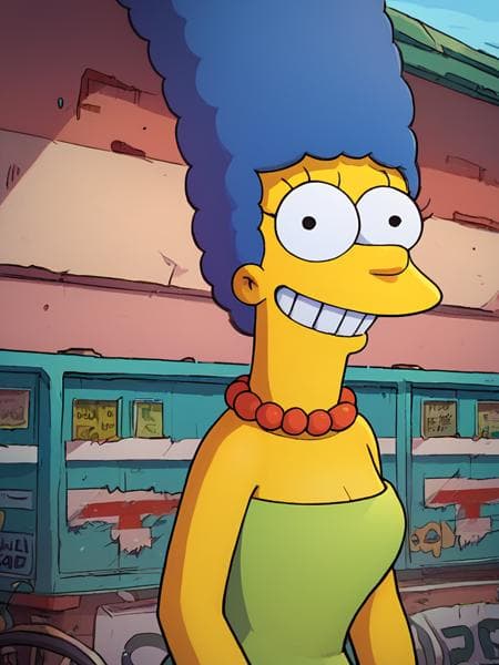 Marge Simpson (The Simpsons) Pony + Illustrious