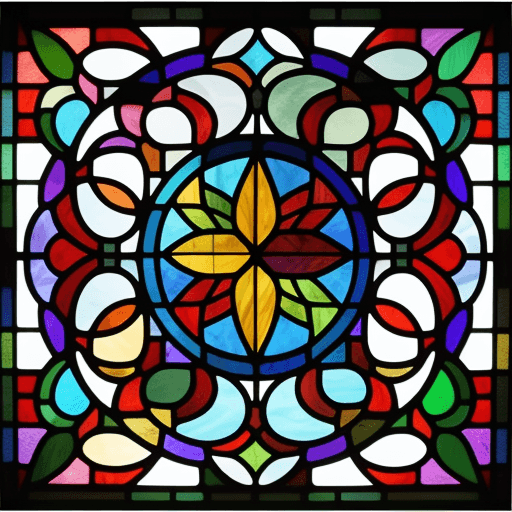 AI generated: stained glass, by Laurel Burch, --style BpJUb7O5yRB1gkiWhCI5AOE2y5NpeEkHzKmmlFP