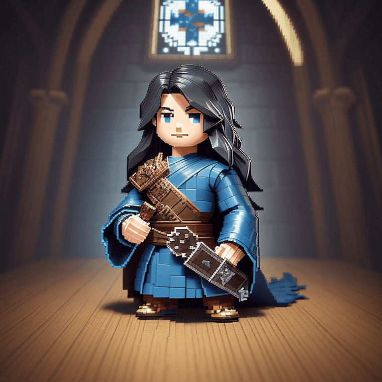 AI generated: low resolution, hyperdetailed pixel art, fantasy art, retro art, clean art, retro style, 100 mm lens...