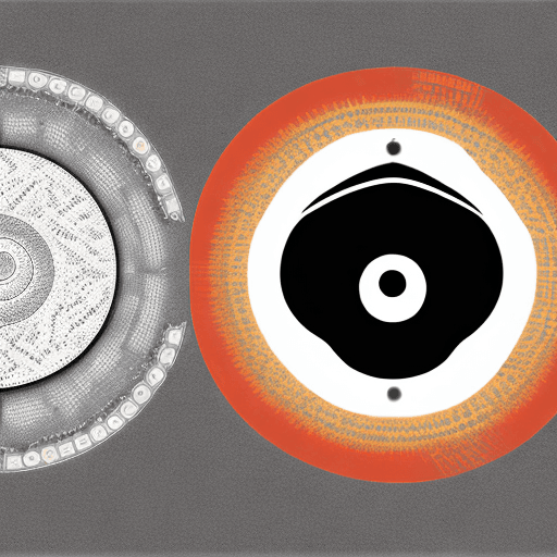 AI generated: Create an image based on the yin-yang symbol representing the themes of Artificial Intelligence (AI)...