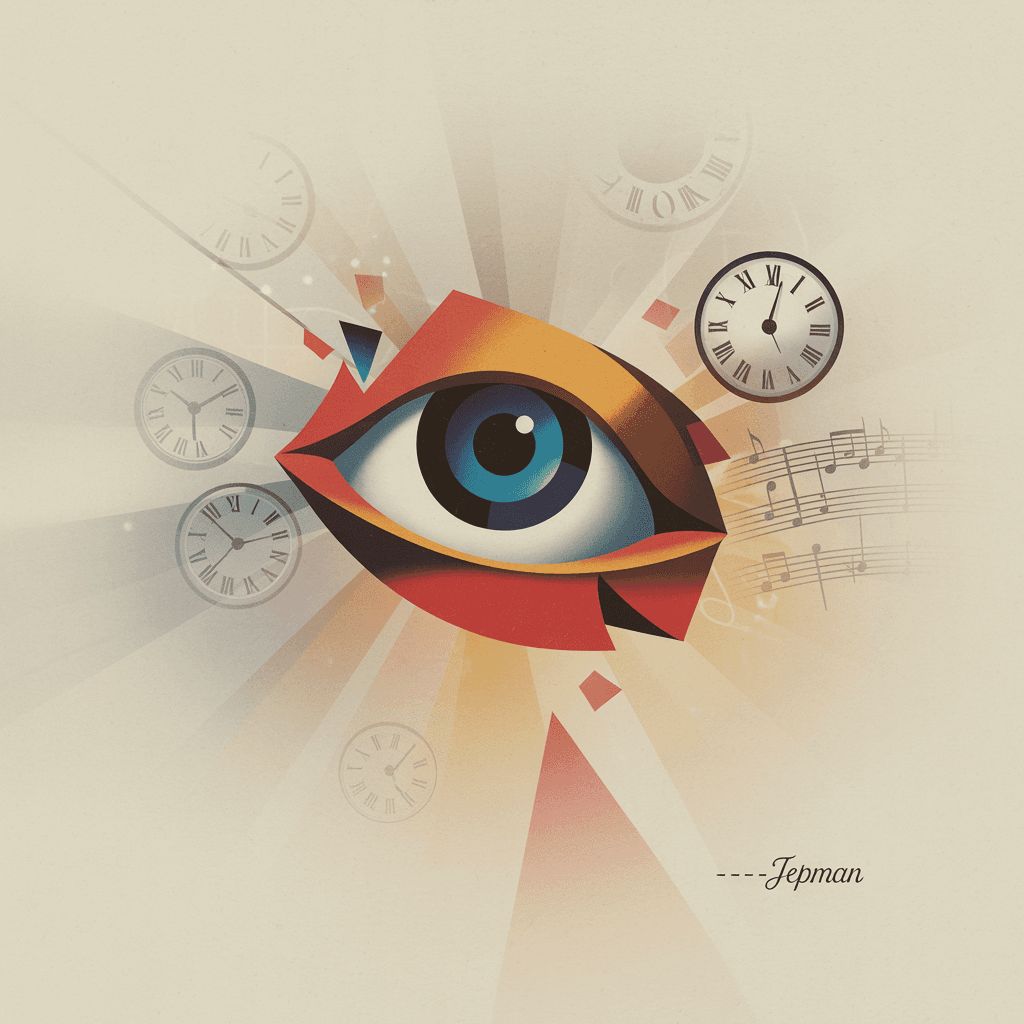 AI generated: abstract surrealism, in the style of Picasso --JEPMAN --ar 1:2 --profile fkuo5yb --stylize 750 --v 7...