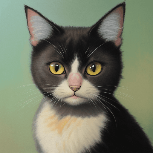 AI generated: painting of a cat