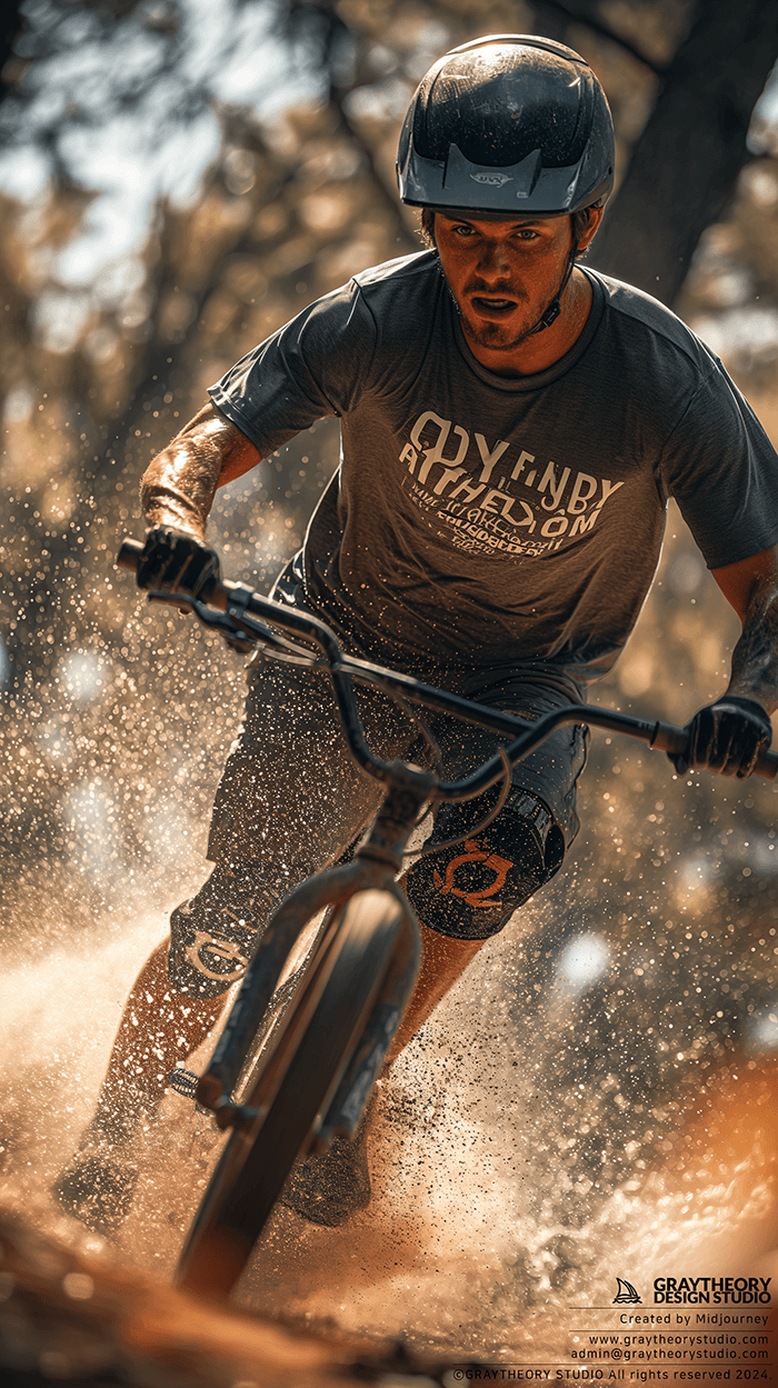 AI generated: photography, sports shooting, dynamic range, in the X-game park, dynamic motion with professional BM...