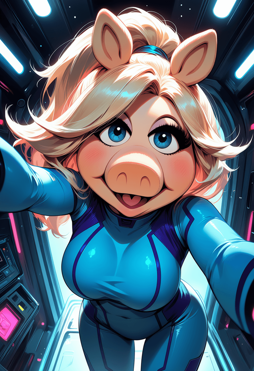 Miss Piggy [Anima, IL, ZIT, Flux2, Pony] - Image 3