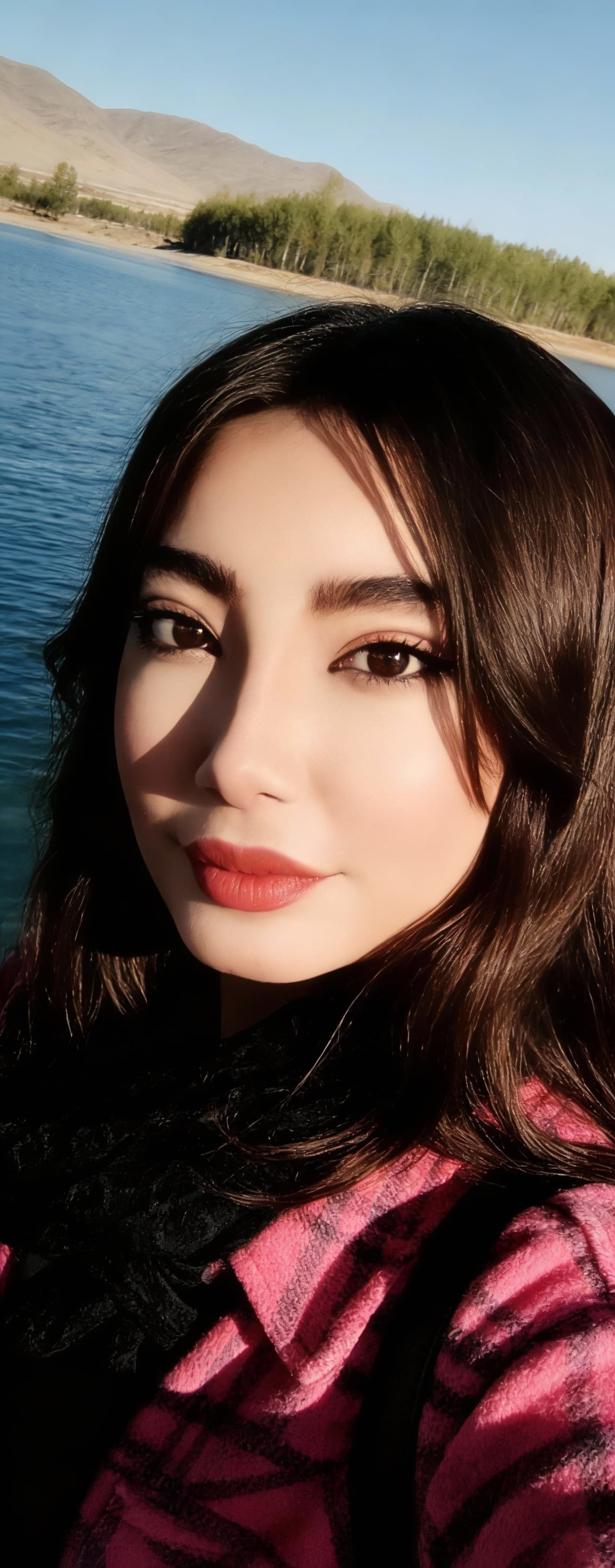 AI generated: high-resolution photograph, woman, stunning use of shadows, in the syle of crisp lines and forms,  U...