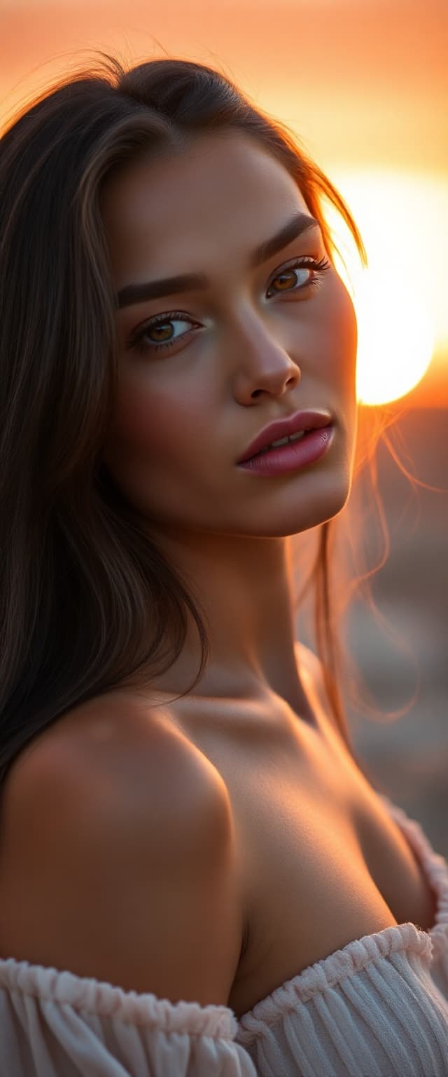 AI generated: "Professional full body portrait photograph, epic scale, soft pastel colours, warm golden sunlight, ...
