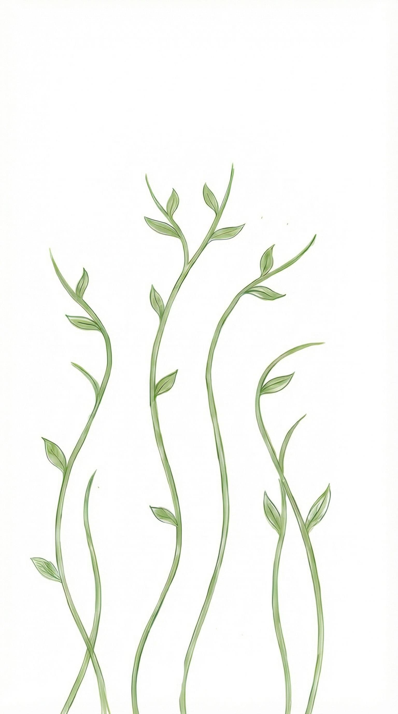 AI generated: Make the lines of the branches and leaves more clear, whilst keeping size and colour of them exactly...