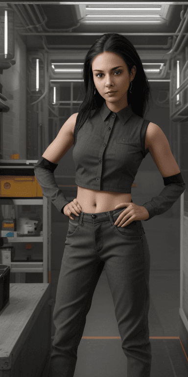 AI generated: (( fully clothed )){{  She is persistent, confident, and spontaneous. This female exudes a responsib...