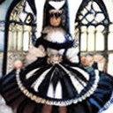 AI generated: masterpiece, best quality, 1girl, solo, (loli), <lora:akumaria:0.5>, gothic lolita, lolita fashion, ...