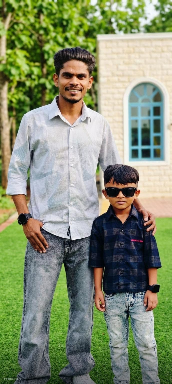 AI generated: Dady and sun
