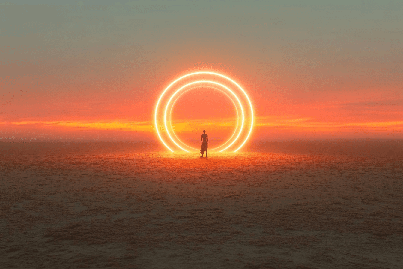 AI generated: The sun is far away It goes in circles Someone dies Someone lives In pain