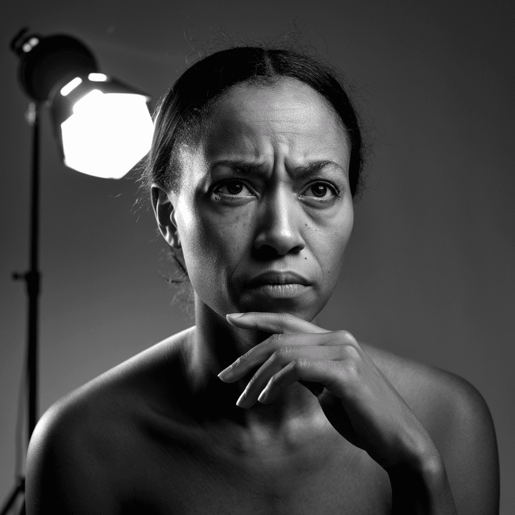 AI generated: High resolution photography, evoking the grittiness of classic cinema with an intimate, psychologica...