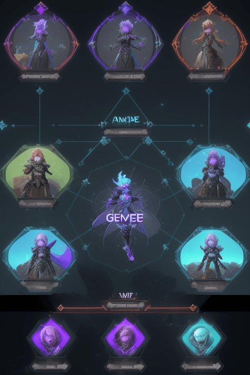 AI generated: A highly-skilled game developer creates a new super-interactive VR MMORPG. The universe of the game ...
