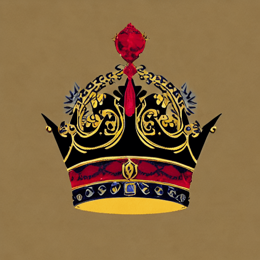 AI generated: King crown design