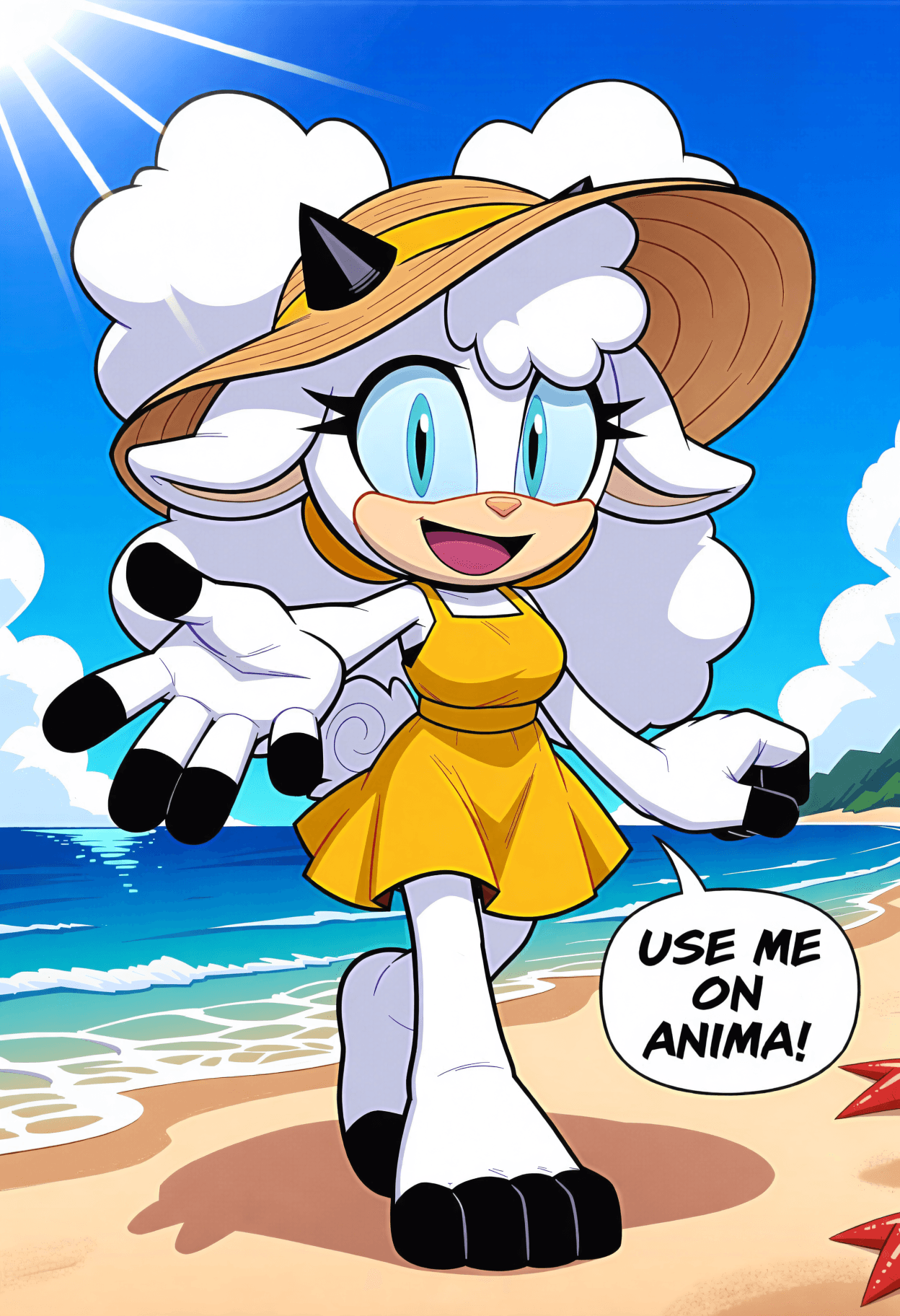 Lanolin the Sheep (Sonic IDW Comics) - Image 1