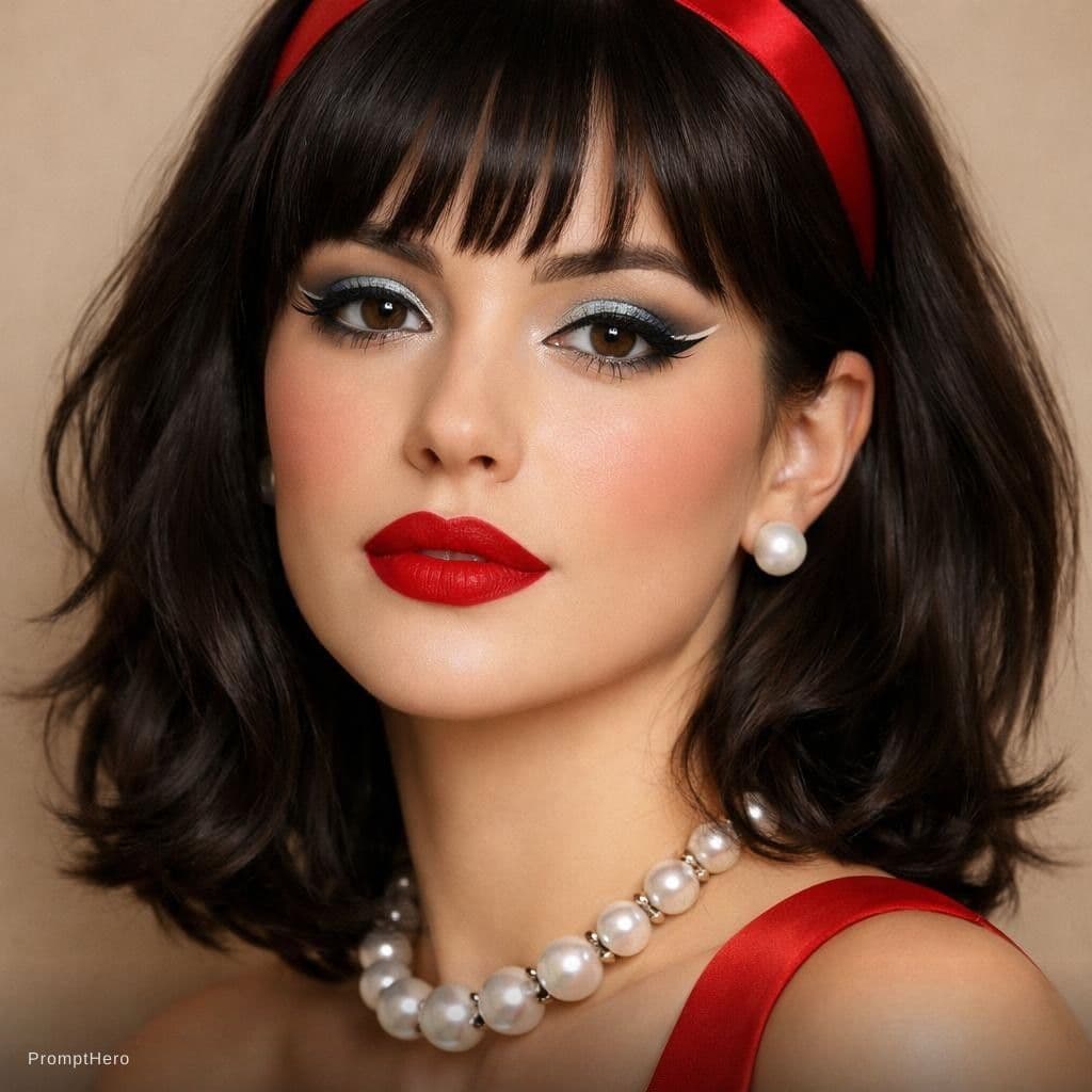 AI generated: Based on the uploaded image, create a high-fashion editorial portrait of me [the woman in the upload...