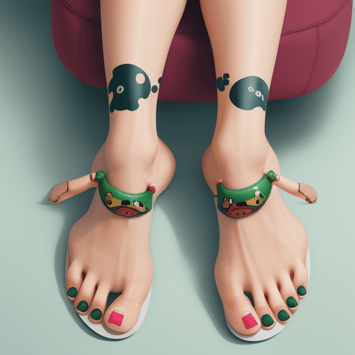AI generated: Boba feet
