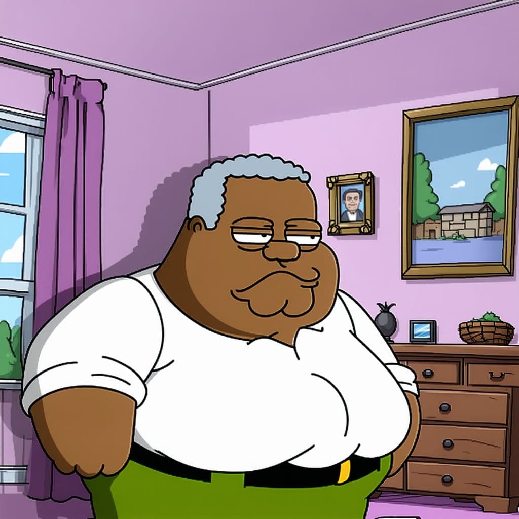 AI generated: slightly unnerving, Mandela effect, family guy