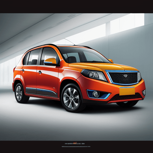 AI generated: High resolution photography Geely Monjaro Car , advertisement colorful.  