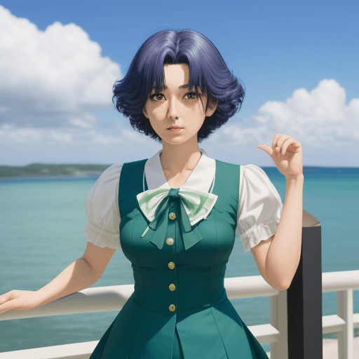 AI generated: Michiru Kagemori 