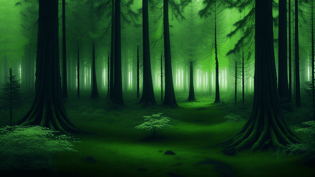 AI generated: А forest.