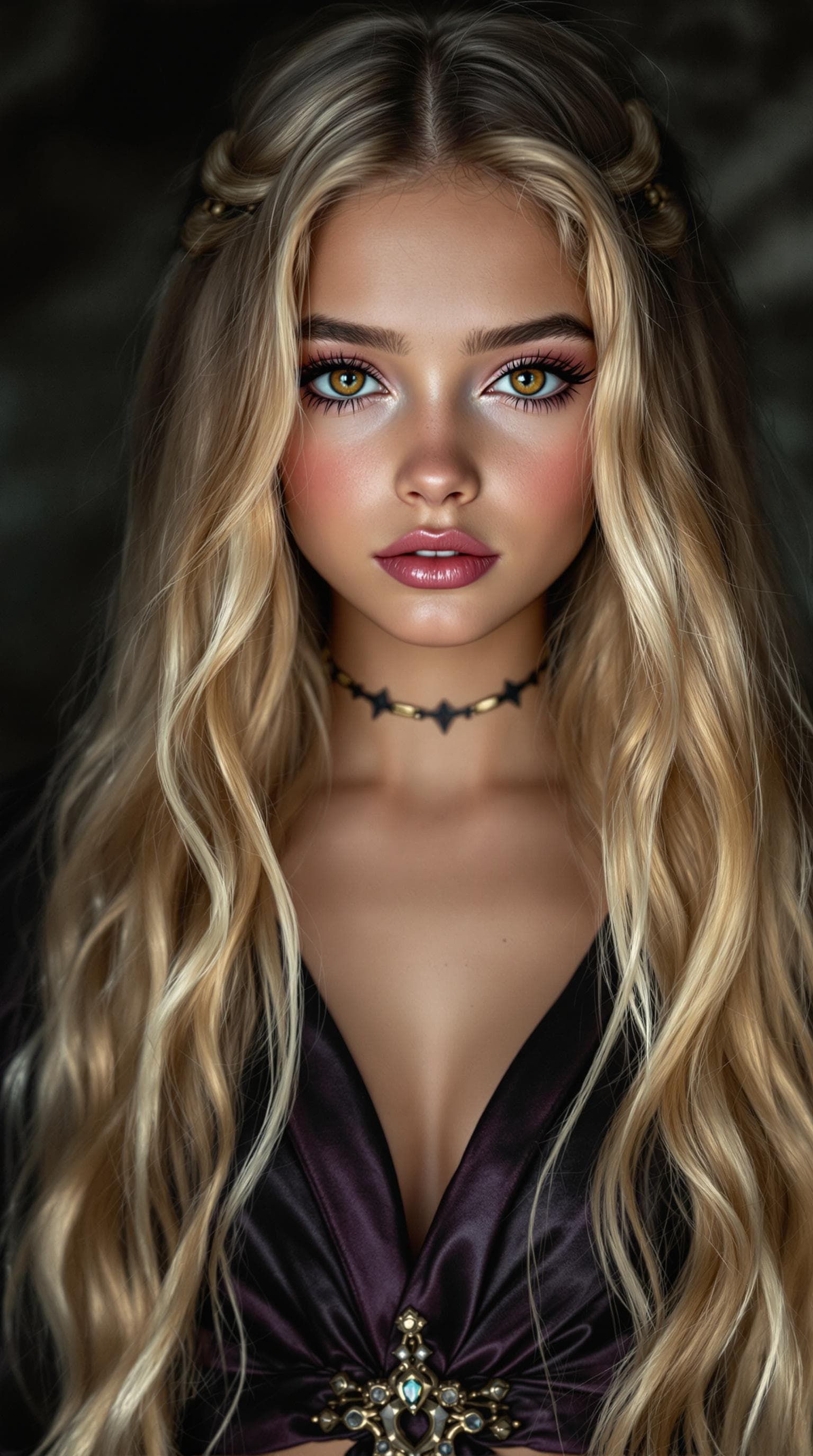 AI generated: a professional photo of a exceptionally of the most beautiful tween girl in the world,  (masterpiece...