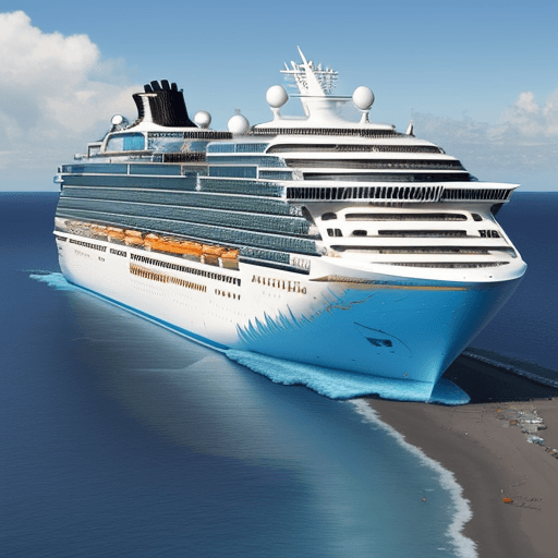 AI generated: a mega cruise ship 