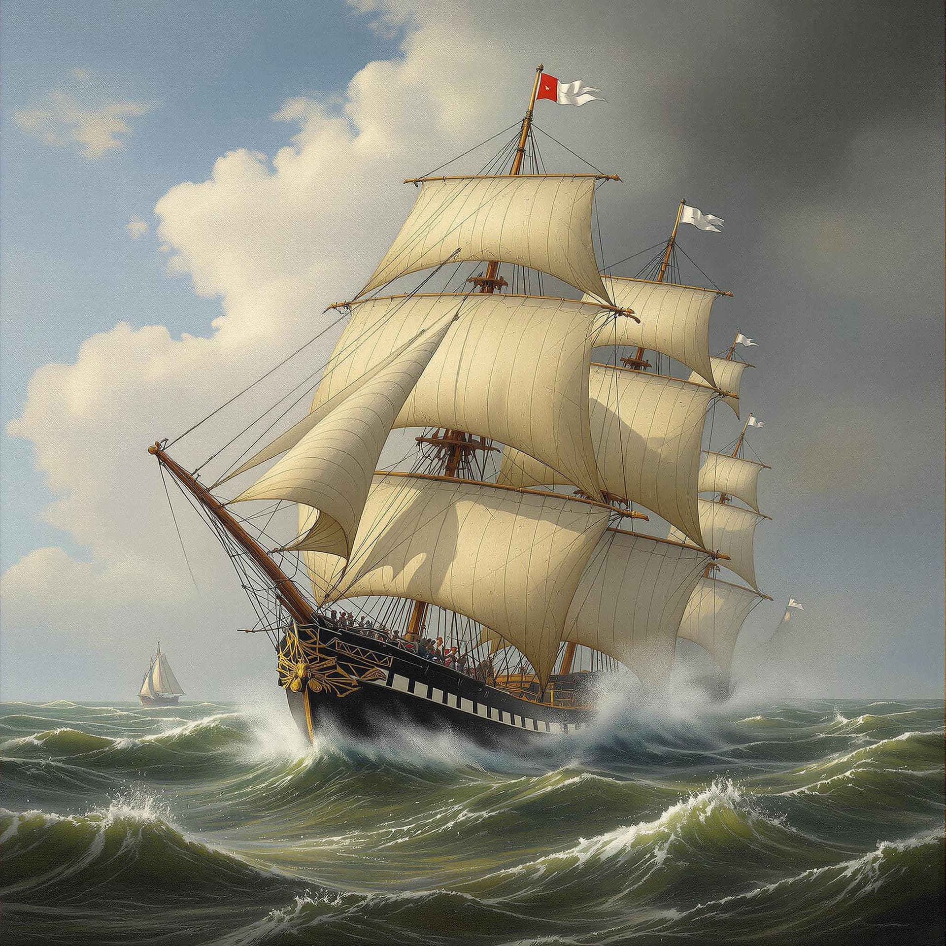 AI generated: In high definition and highly detailed, surrealistic, and executed in the styles of the Dutch Master...