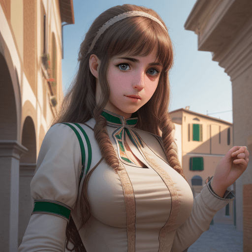 AI generated: High resolution Italian highschool girl; 8k, intricate detail, photorealistic, realistic light, wide...