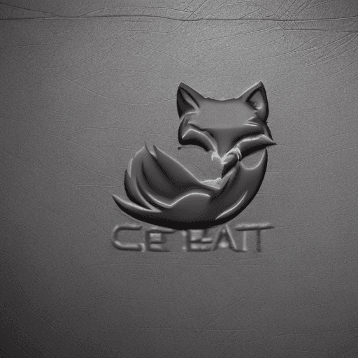 AI generated: creat logo fox, 4k, high detail