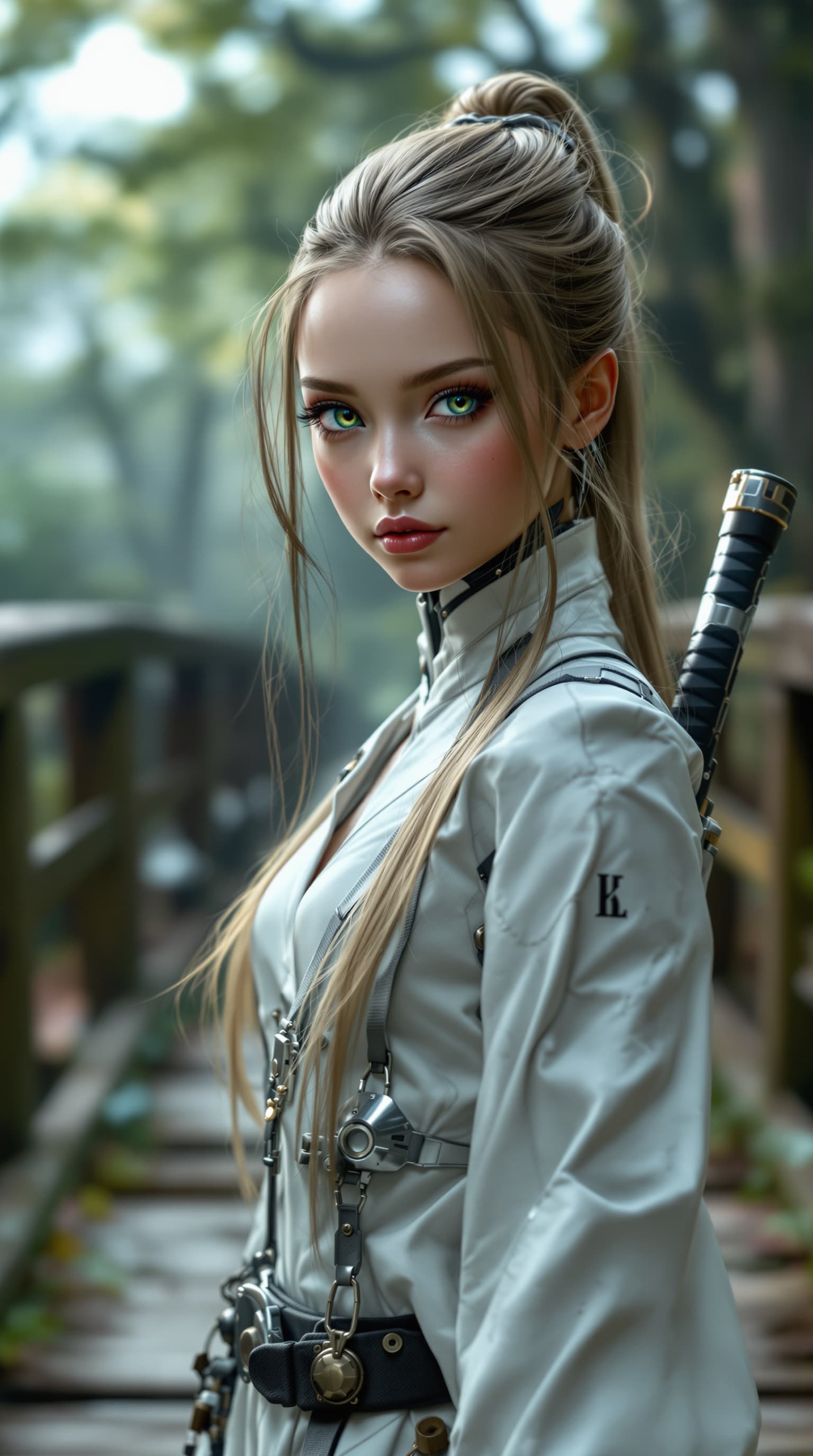 AI generated: A professional photograph showcasing the most beautiful sixth-grade girl in the world, depicted as a...