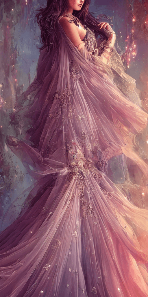 AI generated: The most gorgeous clothes in the wardrobe are radiant and ten times beautiful, as well as illustrati...
